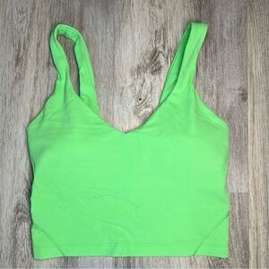 Lululemon Align Tank Top Green Light Athletic Size 4
